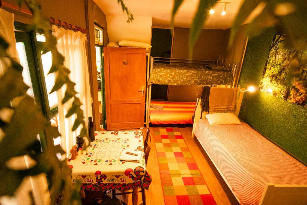 Postel nebo postele na pokoji v ubytování Hostel Tenerife