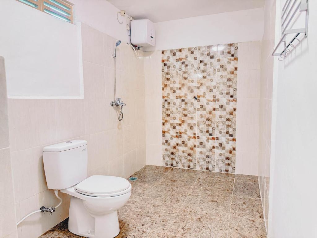 Koupelna v ubytování Gilibong Bungalows