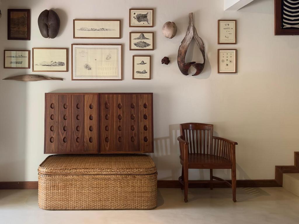 Posezení v ubytování Maison Tropical