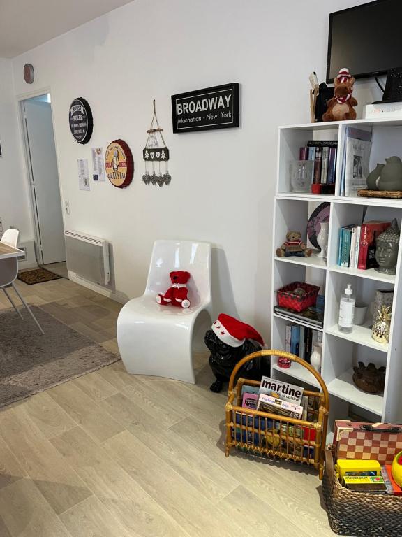 Knihovna v bed and breakfast