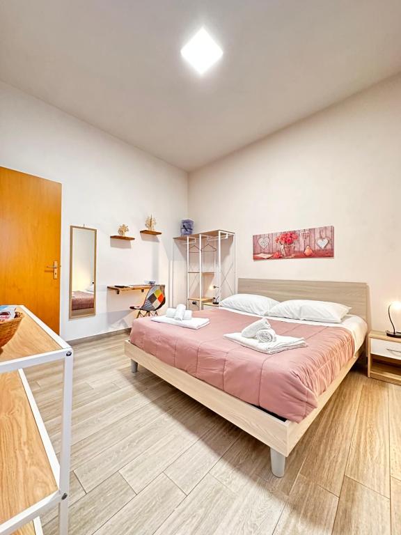 Łóżko lub łóżka w pokoju w obiekcie Seacily house