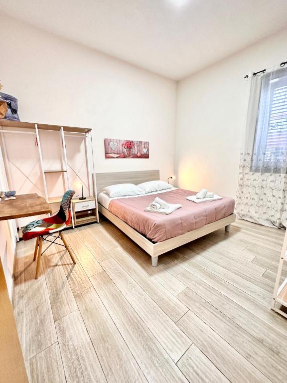 Łóżko lub łóżka w pokoju w obiekcie Seacily house