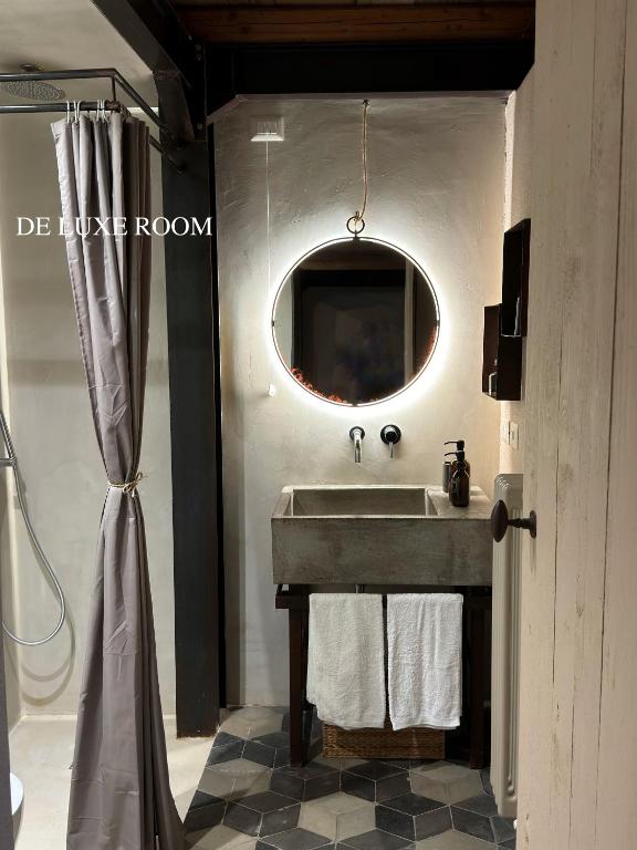Kúpeľňa v ubytovaní Casa Farfaglia