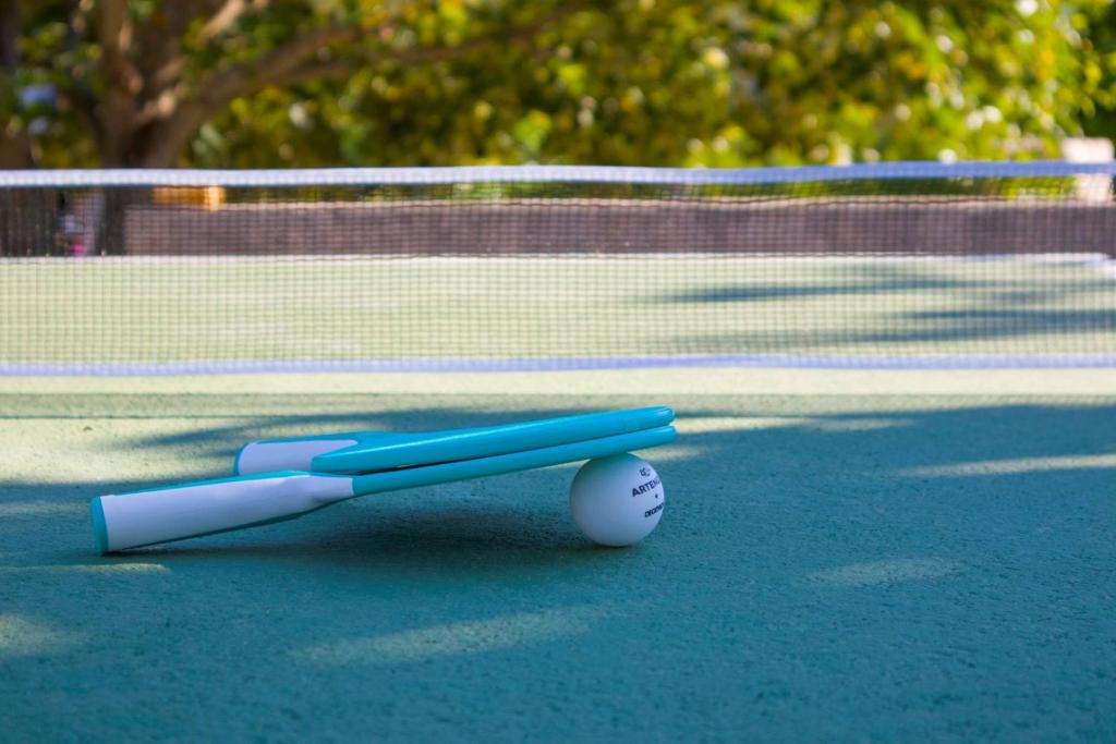 Tenis a/nebo squash v ubytování Holiday house Ma & Ma with pool, parking, high speed Internet, BBQ... nebo okolí