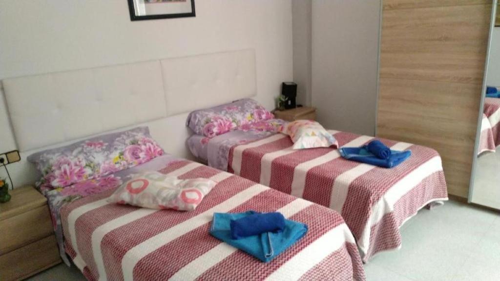 Postel nebo postele na pokoji v ubytování El Campello