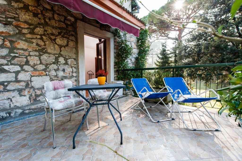 Uma varanda ou terraço em Rooms Barbieri Rovinj