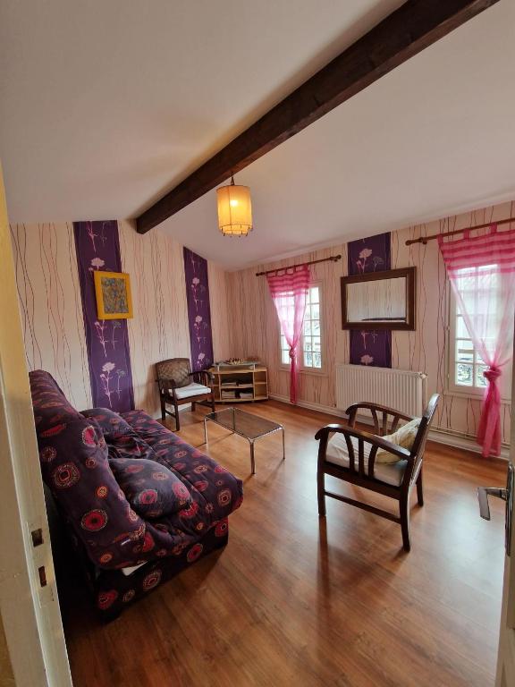 Χώρος καθιστικού στο Appartement proche St Emilion