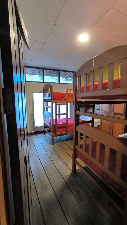 Palanda nebo palandy na pokoji v ubytování Flying Dog Hostel Iquitos