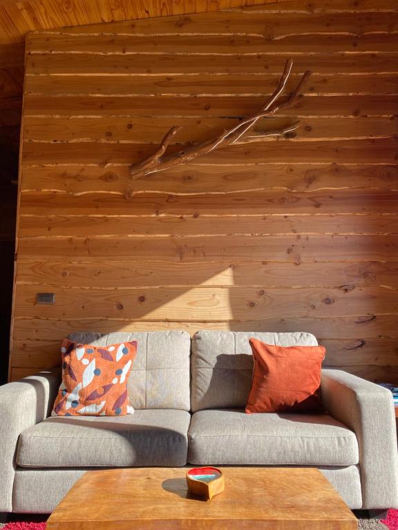 Posezení v ubytování Las Bandurrias Eco Hostal