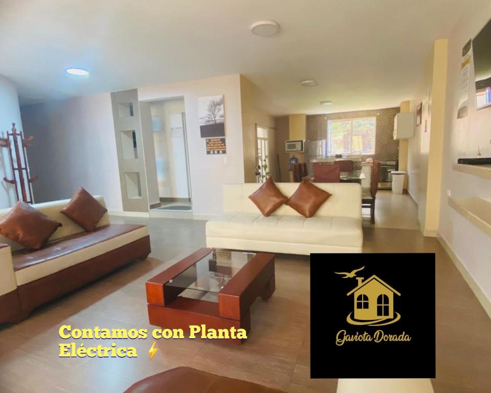Posezení v ubytování Casa Gaviota Dorada