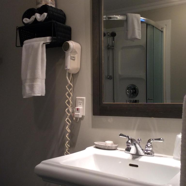 Koupelna v ubytování Miami Motel inc
