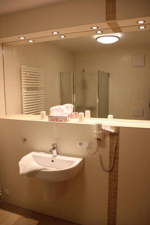 Koupelna v ubytování Hotel Thüringer Hof