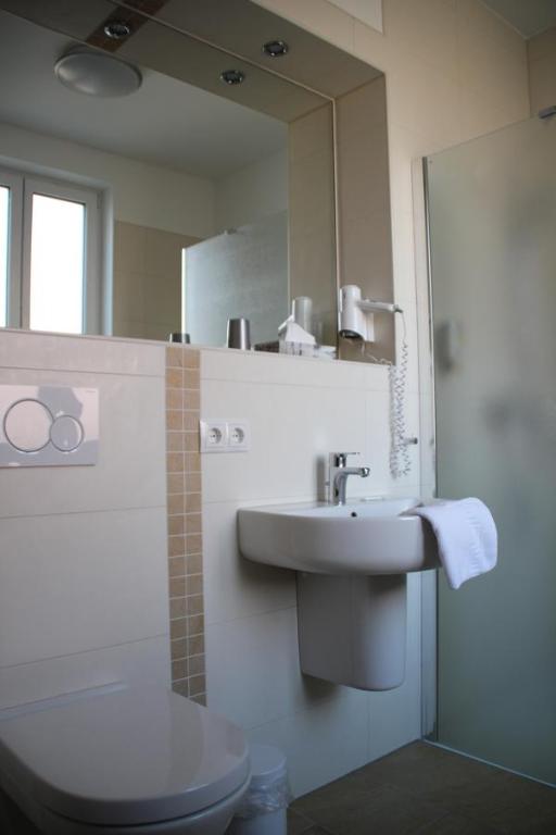Koupelna v ubytování Hotel Thüringer Hof