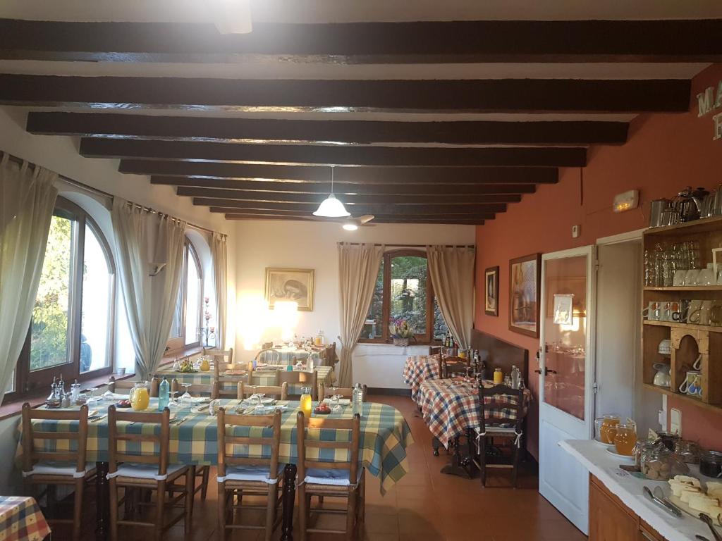 Restaurace v ubytování Mas Rubió