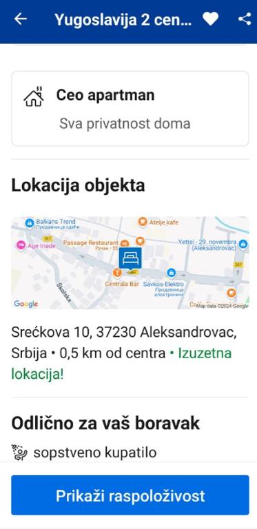 Fotografie z fotogalerie ubytování Yugoslavija 2 centar v destinaci Aleksandrovac