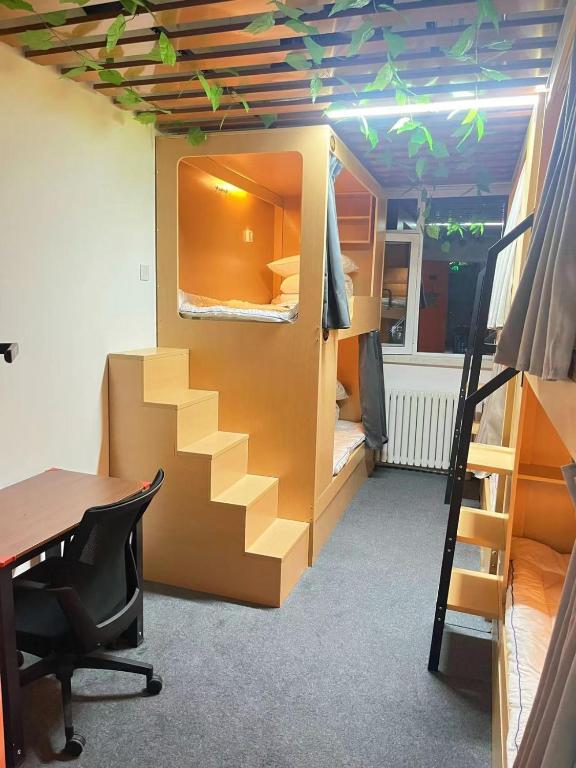 Posezení v ubytování Zhihexing Youth Hostel-知和行青年酒店