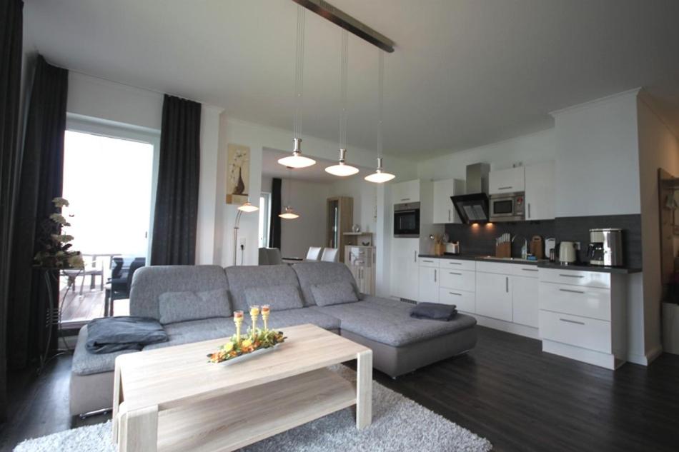 Kuchyň nebo kuchyňský kout v ubytování Residenz Am Meer