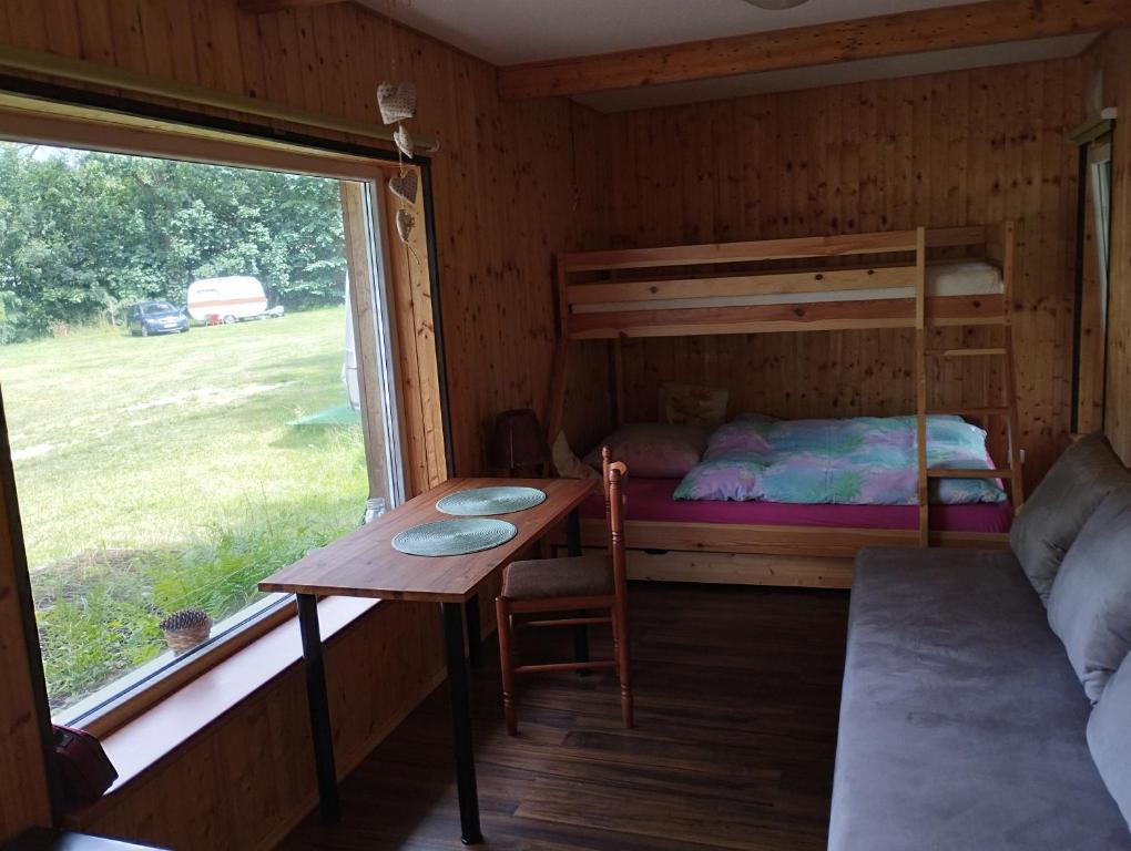 Postel nebo postele na pokoji v ubytování Filipka