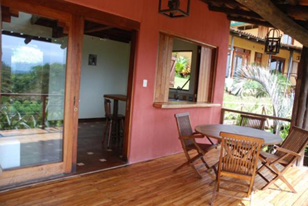 Balkón nebo terasa v ubytování Villas Punta India