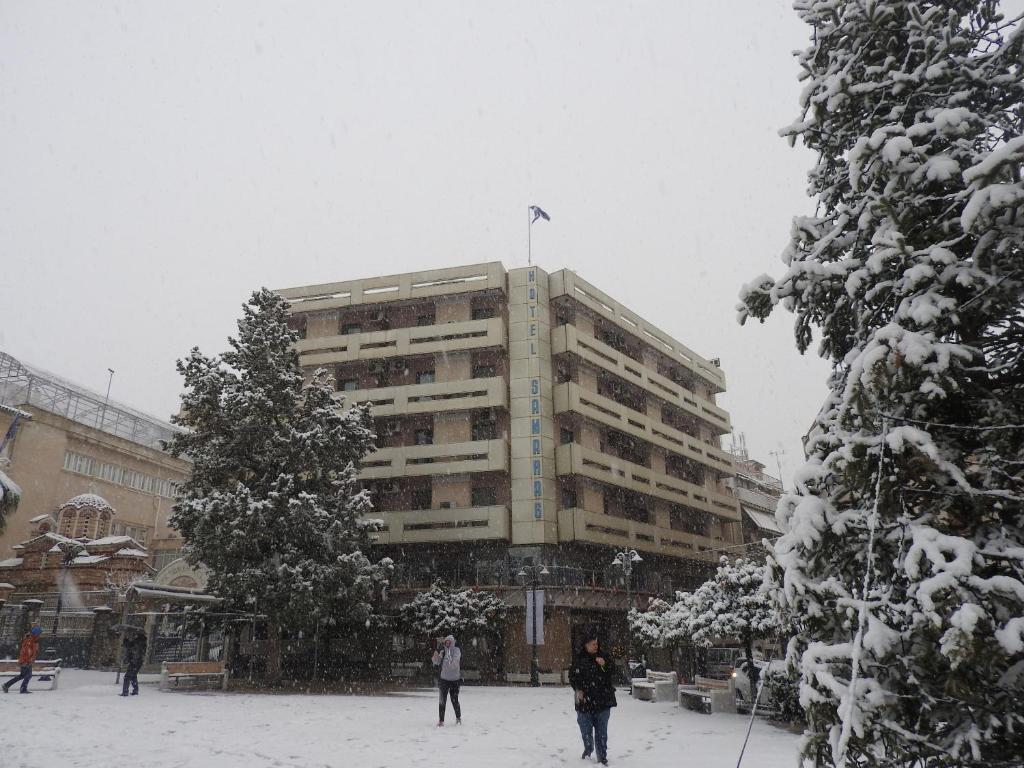 Hotel Samaras v zimě