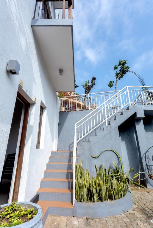 Balkón nebo terasa v ubytování Urban Garden Vacation Rental