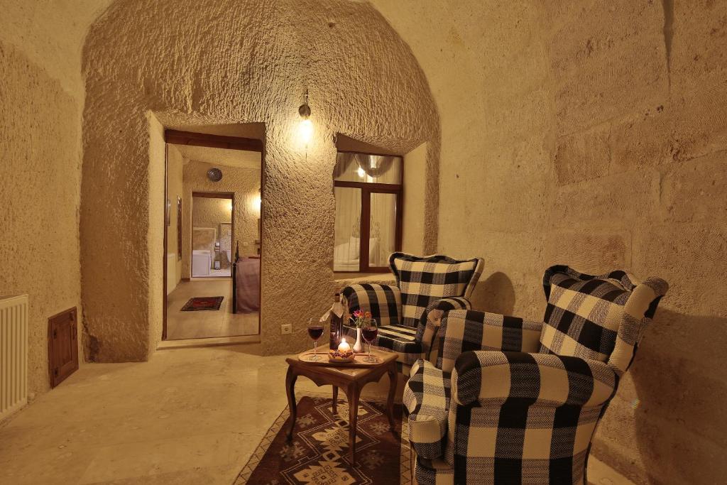 Posezení v ubytování Jacob's Cave Suites - Cappadocia
