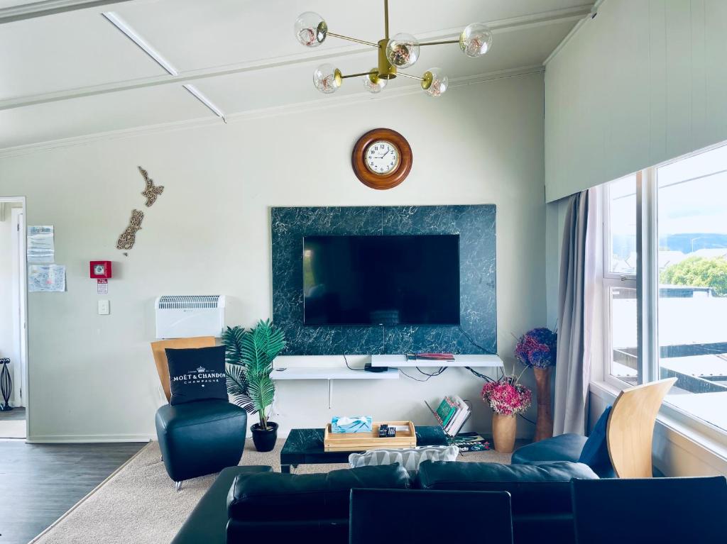 Posezení v ubytování A1 Kaikoura Motel & Apartment