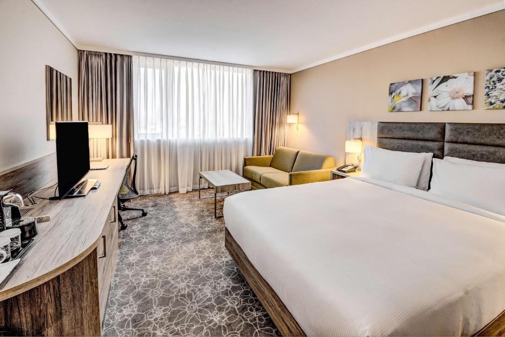 Posteľ alebo postele v izbe v ubytovaní Hilton Garden Inn Wiener Neustadt