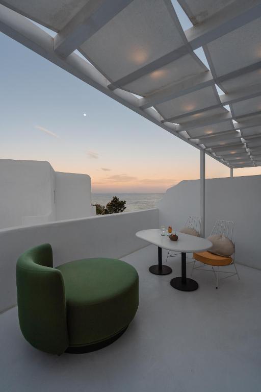 Posezení v ubytování Croco Mykonos