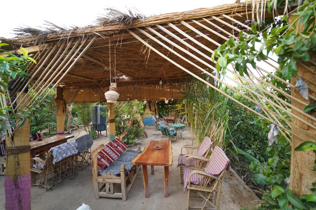 Zahrada ubytování Bedouin Lodge Luxor