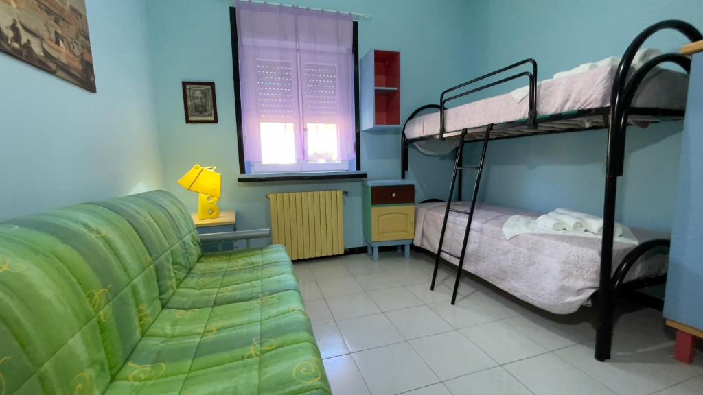 Postel nebo postele na pokoji v ubytování Hostel Villa Lucia