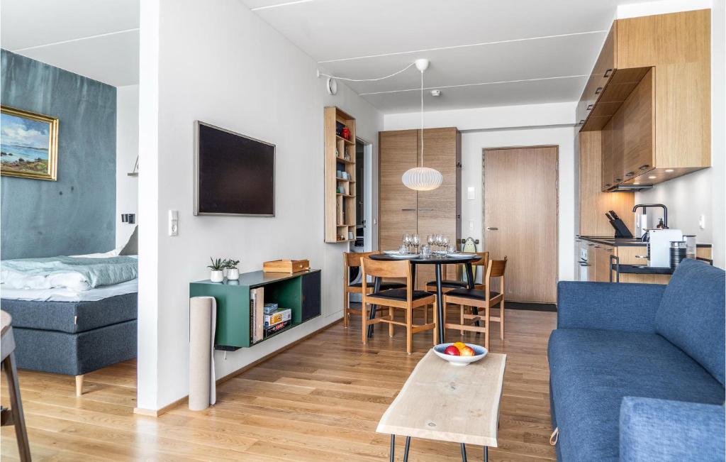 Kuchyň nebo kuchyňský kout v ubytování Nice Apartment In Aarhus C