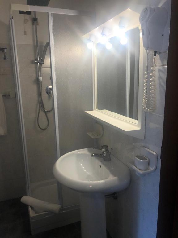 Kúpeľňa v ubytovaní Hotel Bucaneve