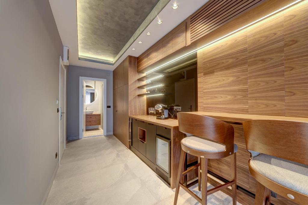 Posezení v ubytování Black Pearl Luxury Suites