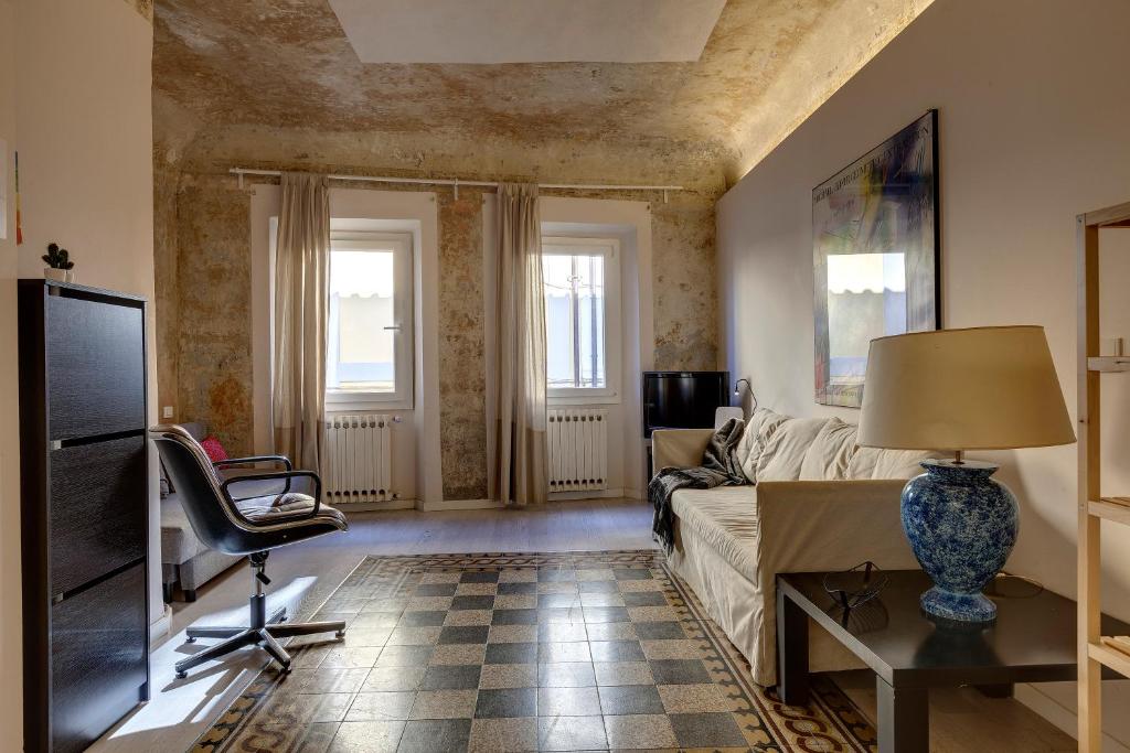 Μια τηλεόραση ή/και κέντρο ψυχαγωγίας στο Orto Apartment by Mamo Florence