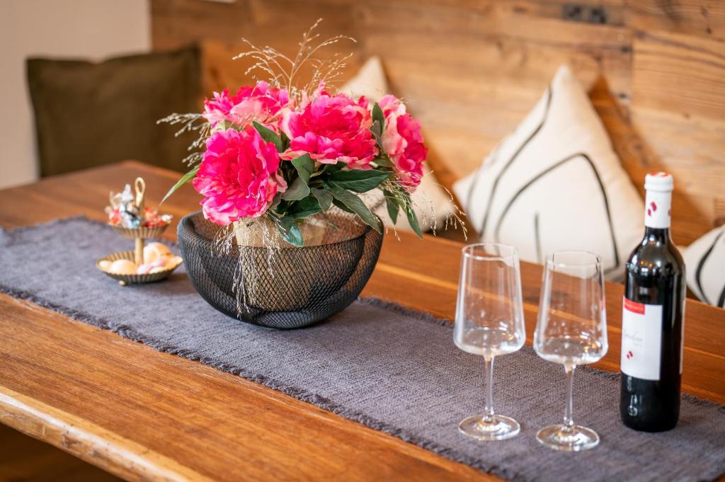 Nápoje v ubytování Chalet Hoamat Leben