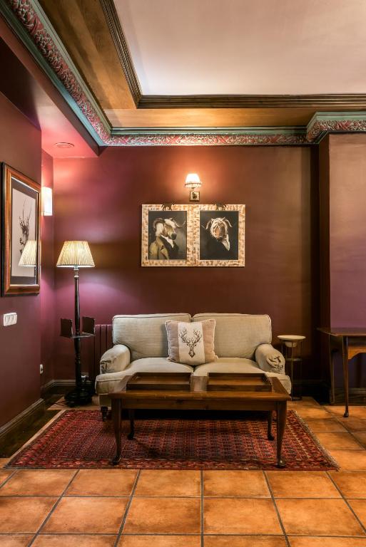 Posezení v ubytování El Refugio de Aran Vielha Aparthotel