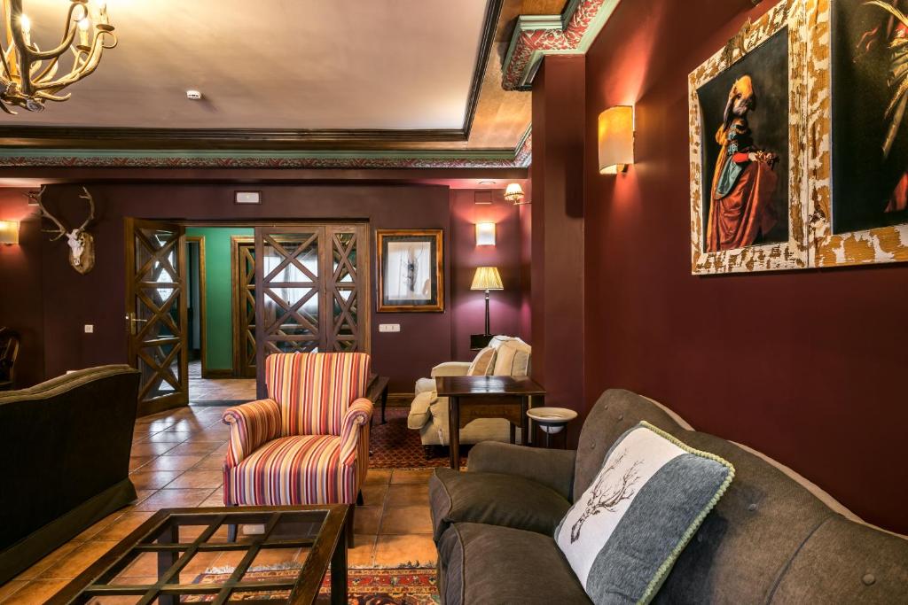 Posezení v ubytování El Refugio de Aran Vielha Aparthotel