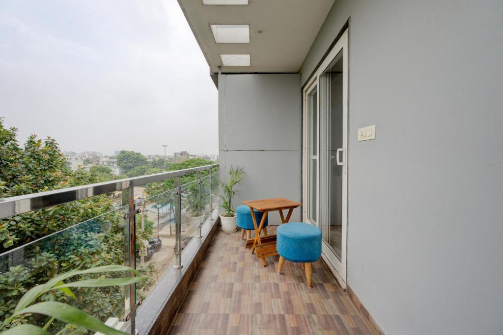 Balkón nebo terasa v ubytování The Paras Studio Serviced Apartments