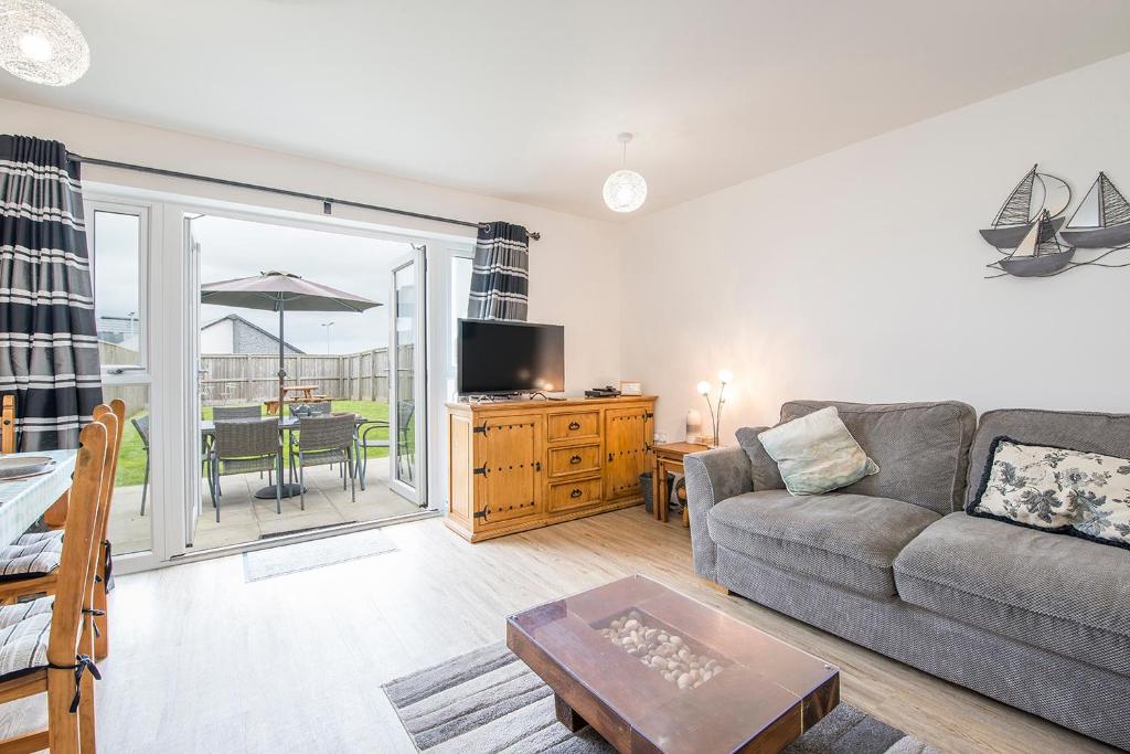 Χώρος καθιστικού στο Ty Cuddfan