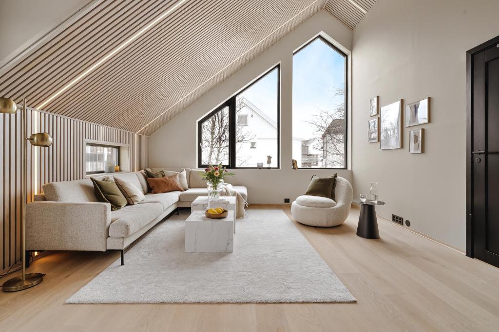 Χώρος καθιστικού στο Unique Apartments Tromsø