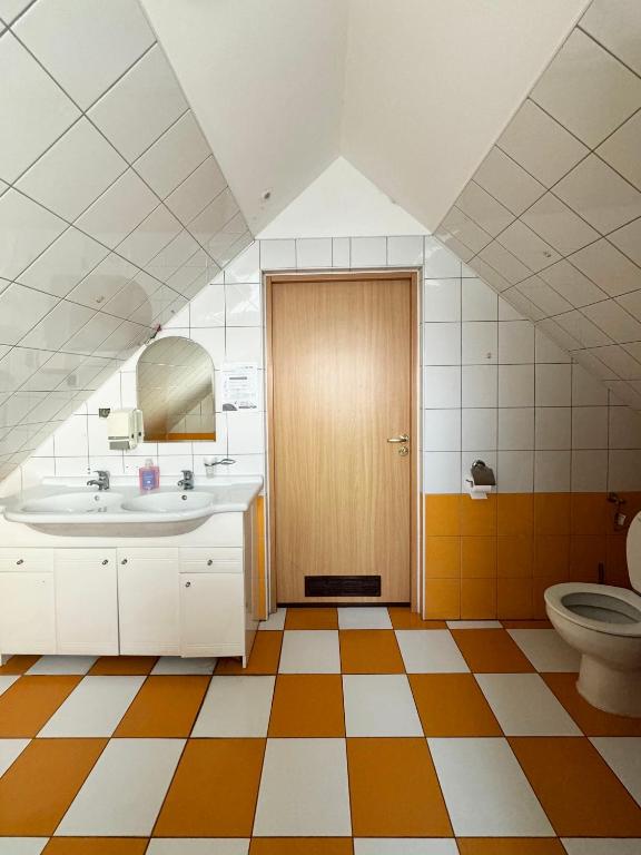 Koupelna v ubytování Motel DB2000