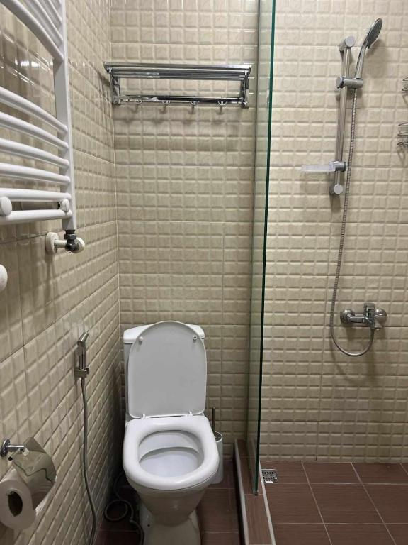 Koupelna v ubytování Cozy Rooms Tbilisi