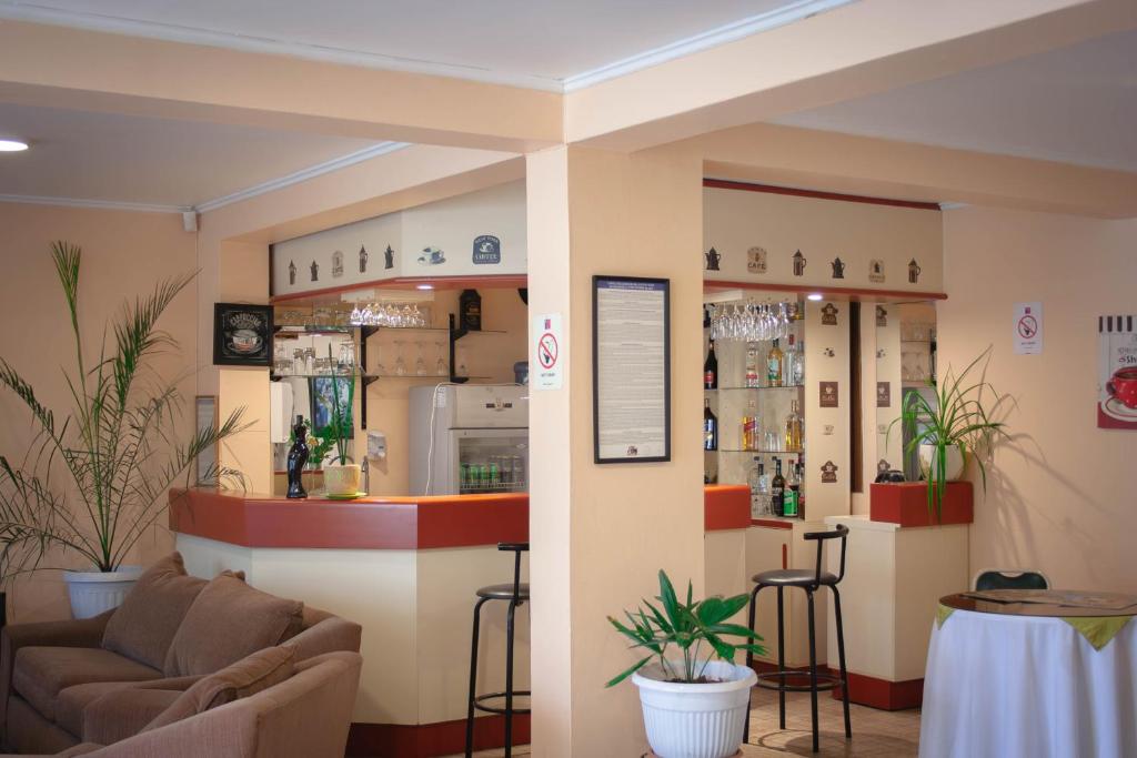 Posezení v ubytování Hotel Palmeras