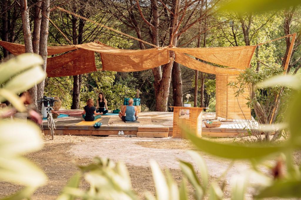 Zahrada ubytování Domaine de Verdagne
