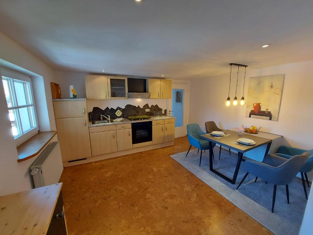 Kuchyň nebo kuchyňský kout v ubytování Ferienwohnung 19 Gipfelblick
