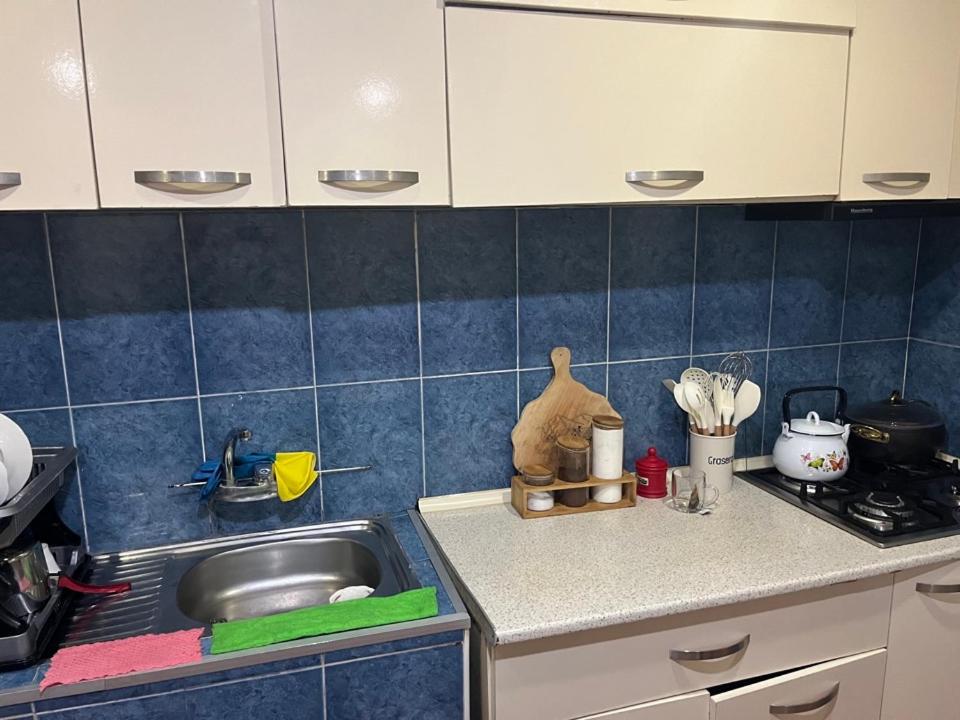 Kuchyň nebo kuchyňský kout v ubytování FIROSMANI house