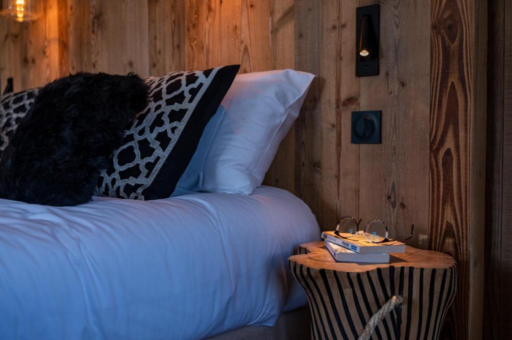 Letto o letti in una camera di Grand Hôtel L'ermitage