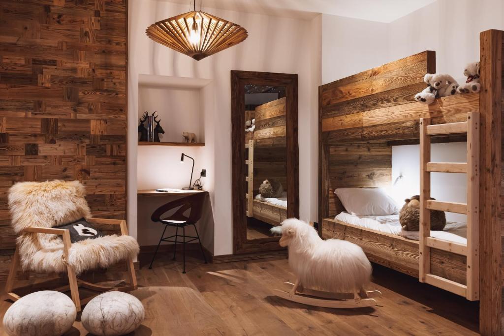 Letto o letti in una camera di Grand Hôtel L'ermitage