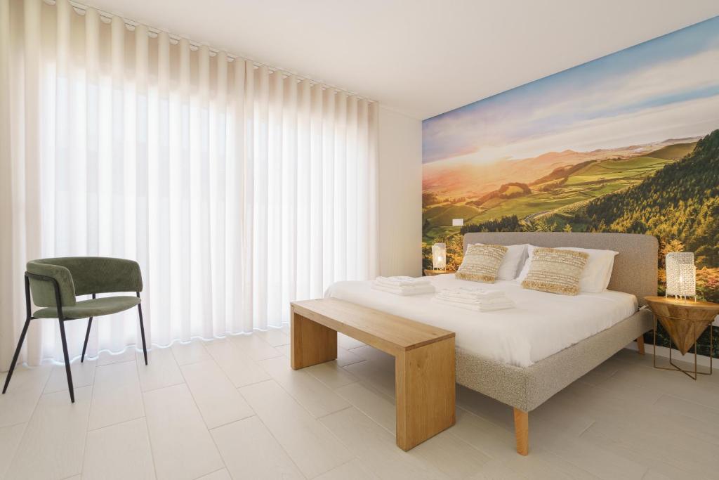Ein Bett oder Betten in einem Zimmer der Unterkunft Villa Lola